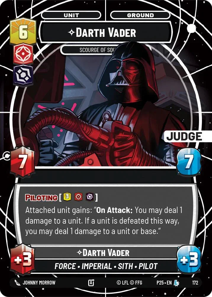 Darth Vader - Scourge of Squadrons (172) (172) [Judge Promos] (ONLINE ORDER ONLY)