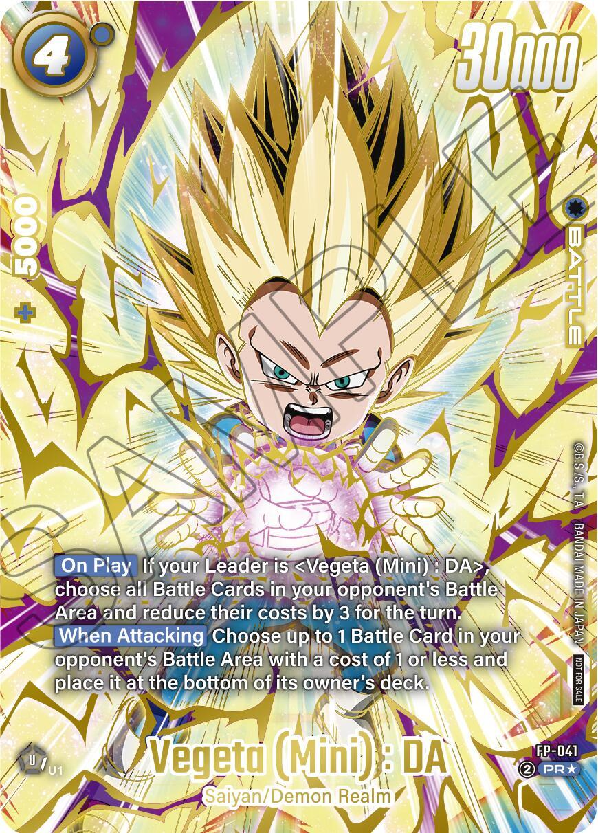 Vegeta (Mini) : DA - FP-041 (Ultimate Battle 2025 Vol.4) [Tournament and Championship Promos] (ONLINE ORDER ONLY)