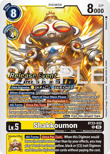Shakkoumon [BT23-032] [Hackers' Slumber Release Event Cards] (ONLINE ORDER ONLY)