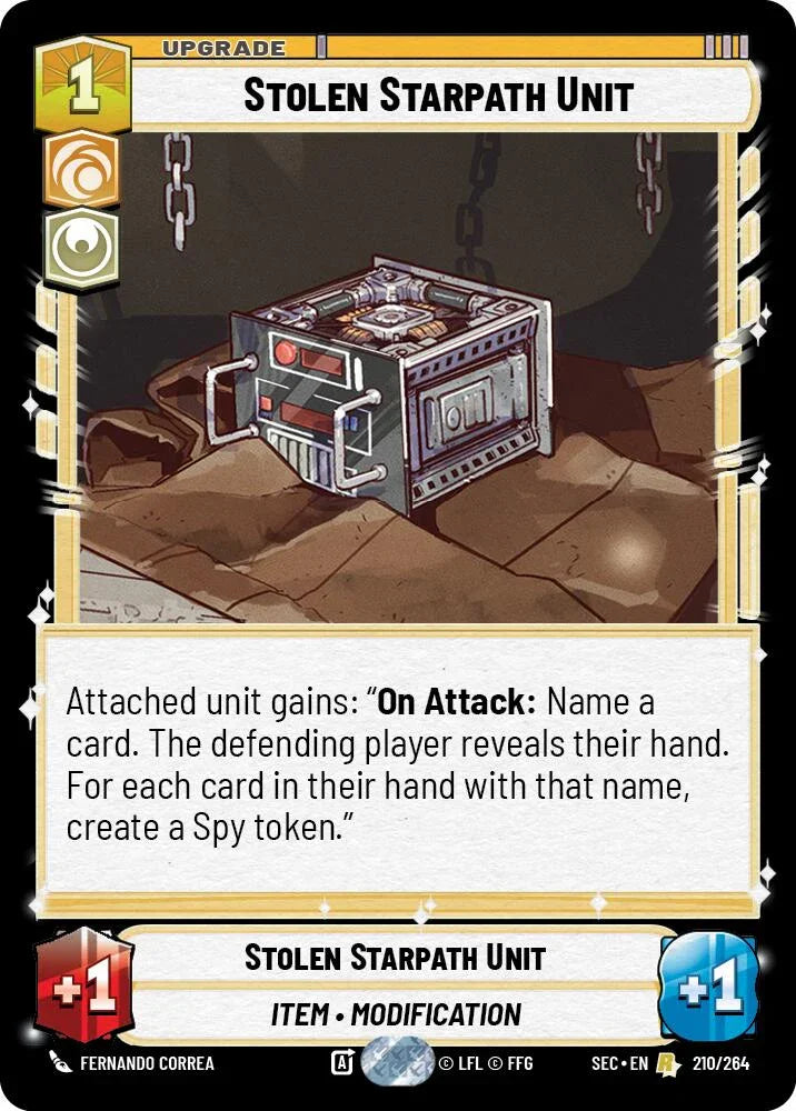 Stolen Starpath Unit (210/264) (210/264) [Secrets of Power] (ONLINE ORDER ONLY)