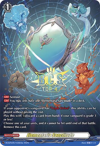 Elementaria Sanctitude (BCS2526/VGS03a) [Bushiroad Event Cards]