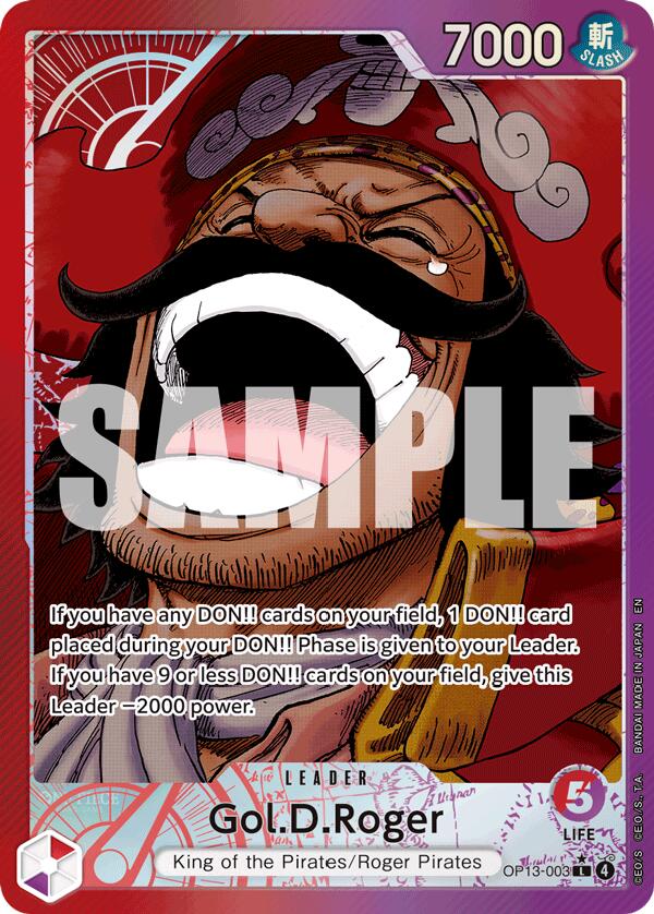 Gol.D.Roger (Alternate Art) [Carrying On His Will] (ONLINE ORDER ONLY)