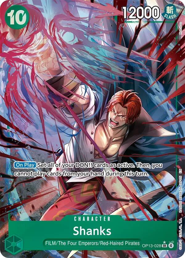 Shanks (Alternate Art) [Carrying On His Will] (ONLINE ORDER ONLY)
