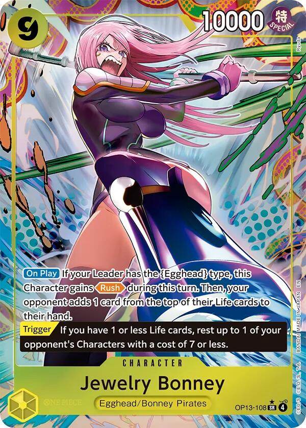 Jewelry Bonney (Alternate Art) [Carrying On His Will] (ONLINE ORDER ONLY)