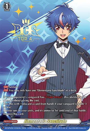 Elementaria Sanctitude (BCS2526/VGS03b) [Bushiroad Event Cards]