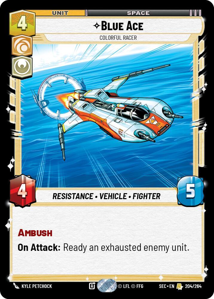 Blue Ace - Colorful Racer (204/264) (204/264) [Secrets of Power] (ONLINE ORDER ONLY)