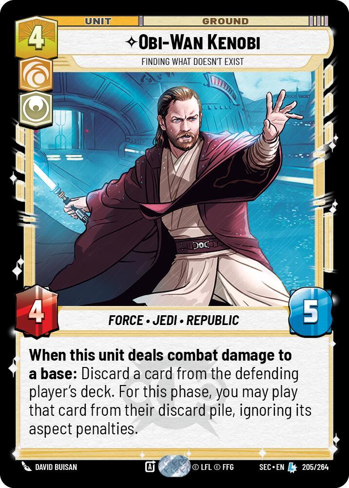 Obi-Wan Kenobi - Finding What Doesn't Exist (205/264) (205/264) [Secrets of Power] (ONLINE ORDER ONLY)