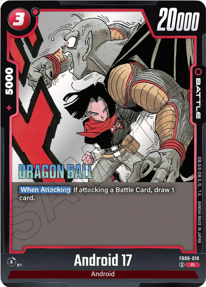 Android 17 (FB06-010) [Manga Booster 02] (ONLINE ORDER ONLY)