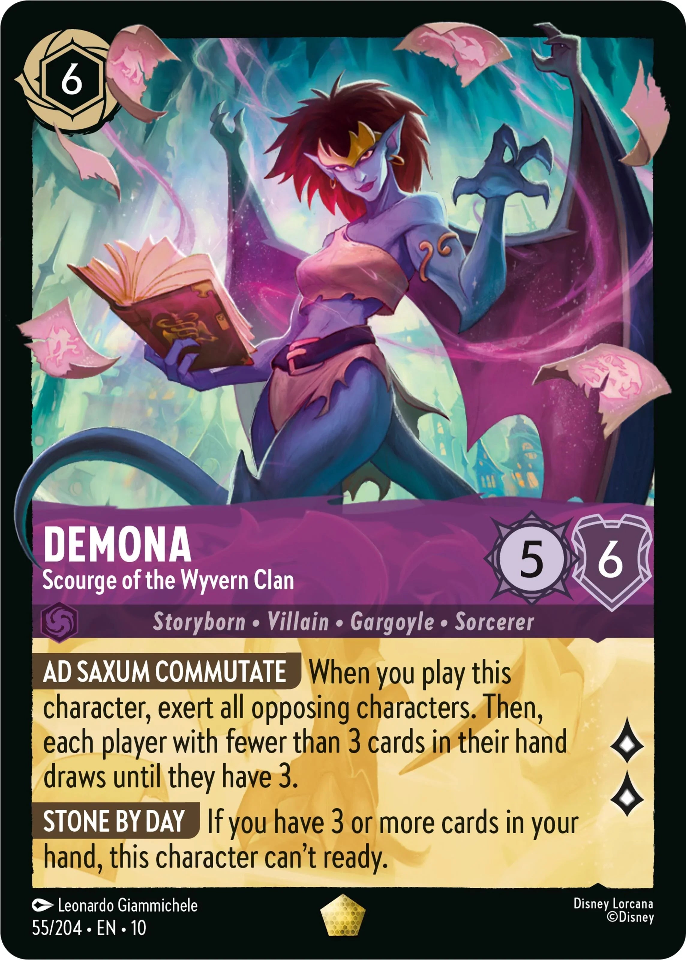 Demona - Scourge of the Wyvern Clan (55/204) [Whispers in the Well] (ONLINE ORDER ONLY)