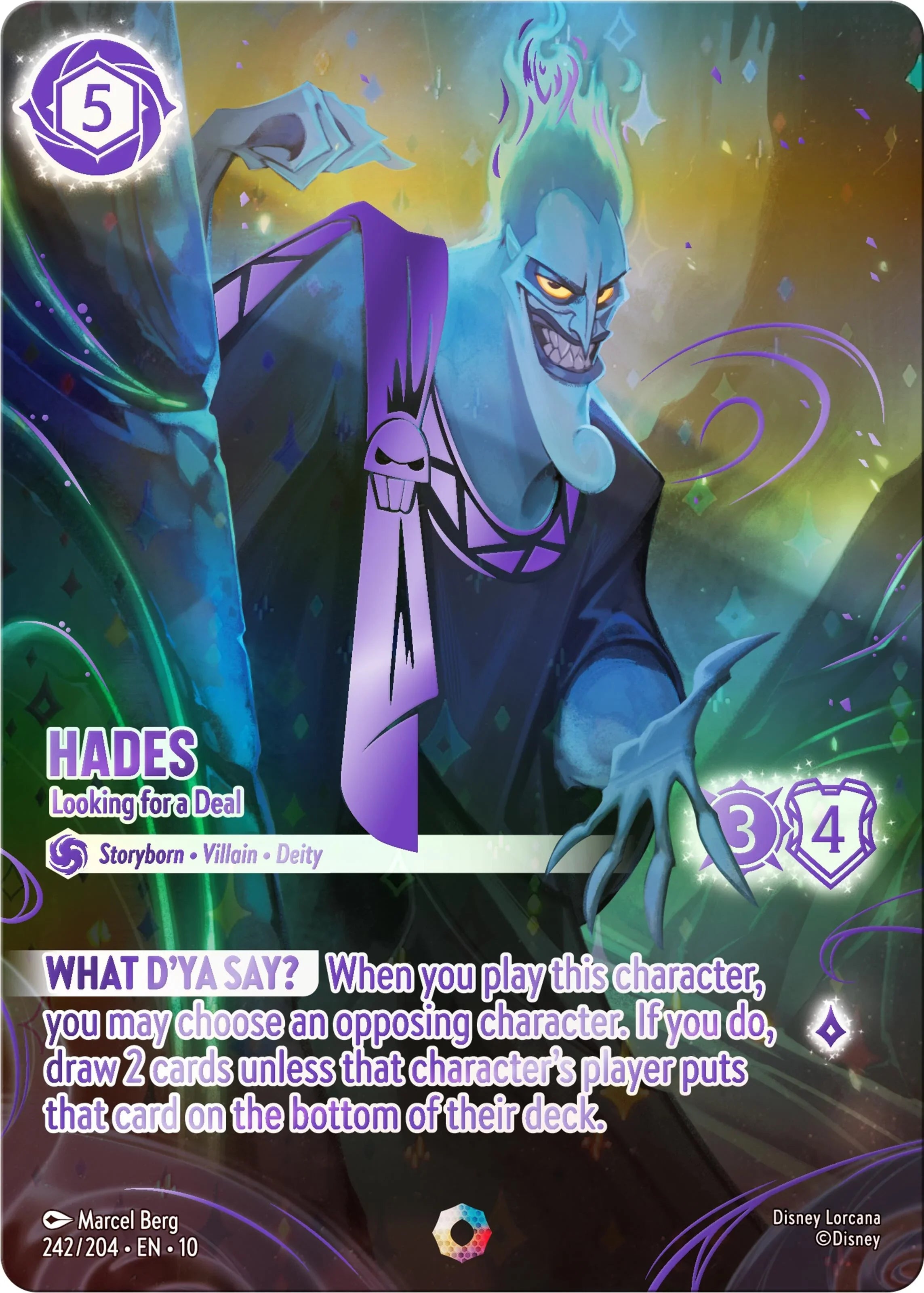 Hades - Looking for a Deal (Iconic) (242/204) [Whispers in the Well] (ONLINE ORDER ONLY)