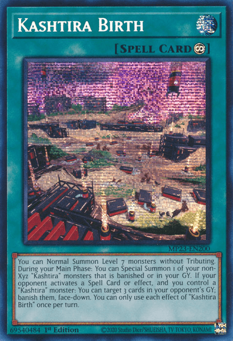 Kashtira Birth [MP23-EN200] Prismatic Secret Rare (ONLINE ORDER ONLY)
