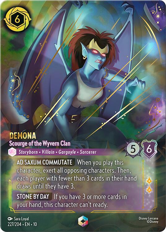 Demona - Scourge of the Wyvern Clan (Enchanted) (227/204) [Whispers in the Well] (ONLINE ORDER ONLY)