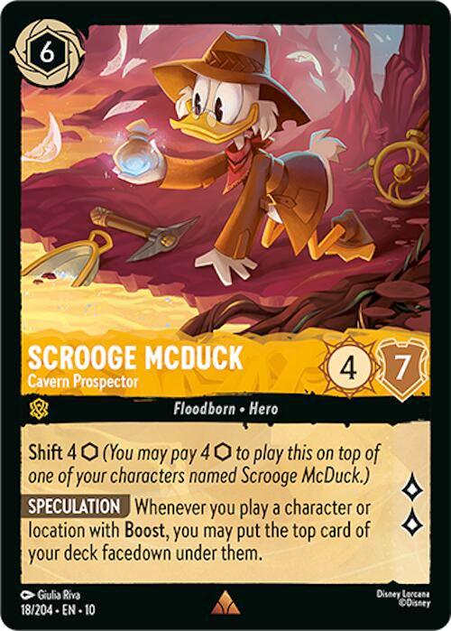 Scrooge McDuck - Cavern Prospector (18/204) [Whispers in the Well] (ONLINE ORDER ONLY)