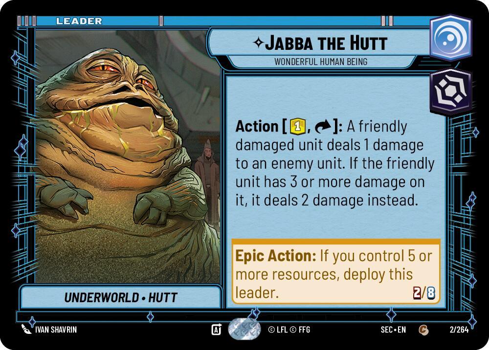 Jabba the Hutt (2/264) - Wonderful Human Being (2/264) [Secrets of Power] (ONLINE ORDER ONLY)