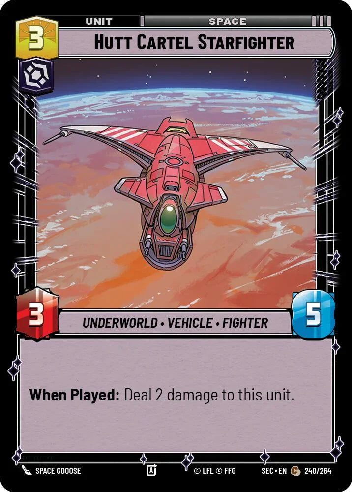 Hutt Cartel Starfighter (240/264) (240/264) [Secrets of Power] (ONLINE ORDER ONLY)