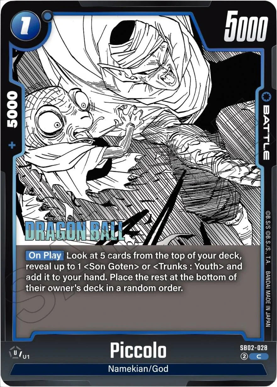 Piccolo (SB02-028) [Manga Booster 02] (ONLINE ORDER ONLY)