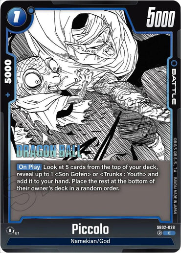 Piccolo (SB02-028) [Manga Booster 02] (ONLINE ORDER ONLY)