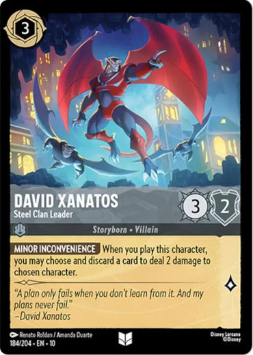 David Xanatos - Steel Clan Leader (184/204) [Whispers in the Well] (ONLINE ORDER ONLY)