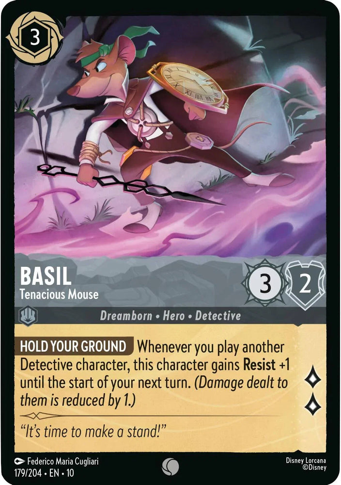 Basil - Tenacious Mouse (179/204) [Whispers in the Well] (ONLINE ORDER ONLY)