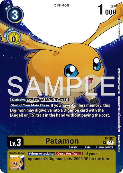 Patamon [P] (Digimon Story: Time Stranger Promo Pack) [Promotional Cards] (ONLINE ORDER ONLY)