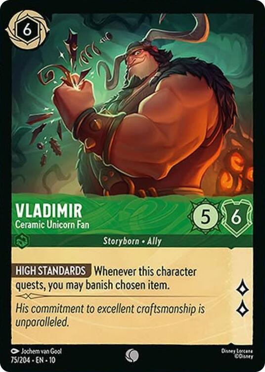 Vladimir - Ceramic Unicorn Fan (75/204) [Whispers in the Well] (ONLINE ORDER ONLY)