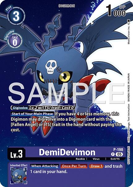 DemiDevimon [P] (Digimon Story: Time Stranger Promo Pack) [Promotional Cards] (ONLINE ORDER ONLY)
