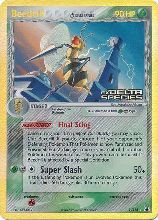 Beedrill (1/113) (Delta Species) (Stamped) [EX: Delta Species] (Online Only)