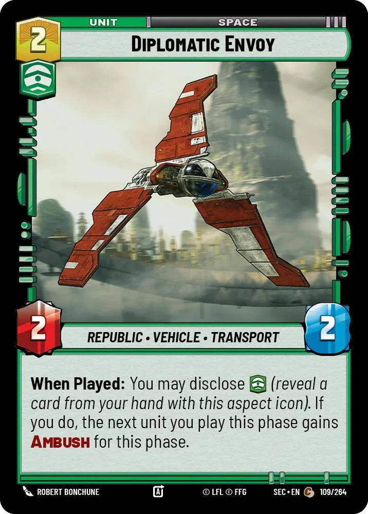 Diplomatic Envoy (109/264) (109/264) [Secrets of Power] (ONLINE ORDER ONLY)