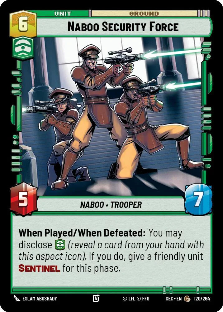 Naboo Security Force (120/264) (120/264) [Secrets of Power] (ONLINE ORDER ONLY)
