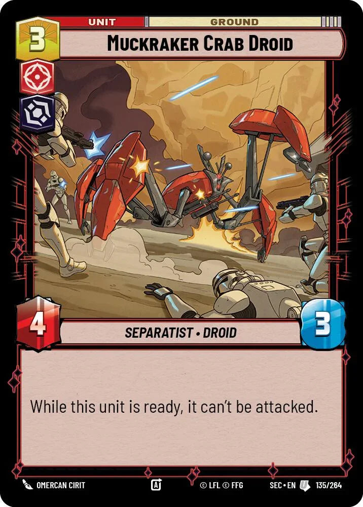Muckraker Crab Droid (135/264) (135/264) [Secrets of Power] (ONLINE ORDER ONLY)