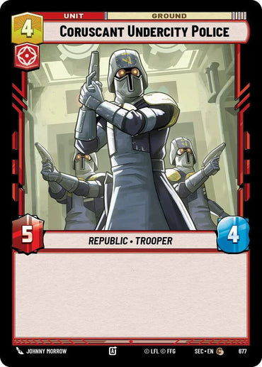 Coruscant Undercity Police (167/264) (167/264) [Secrets of Power] (ONLINE ORDER ONLY)