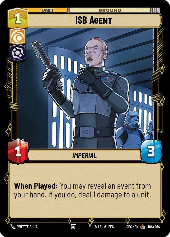 ISB Agent (184/264) (184/264) [Secrets of Power] (ONLINE ORDER ONLY)