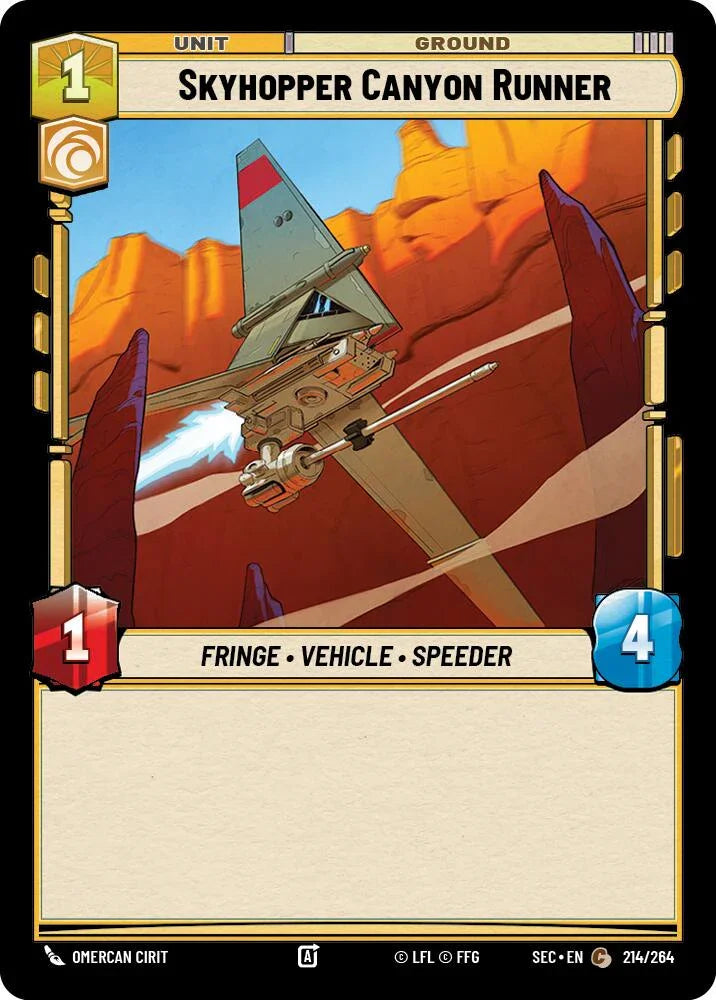 Skyhopper Canyon Runner (214/264) (214/264) [Secrets of Power] (ONLINE ORDER ONLY)