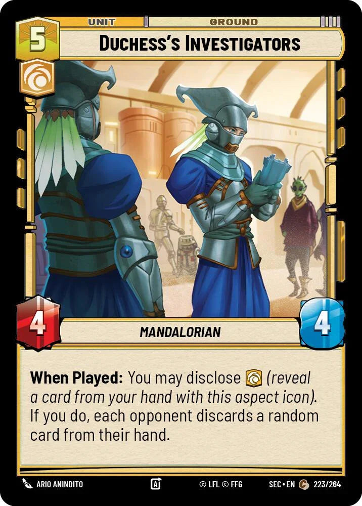 Duchess's Investigators (223/264) (223/264) [Secrets of Power] (ONLINE ORDER ONLY)