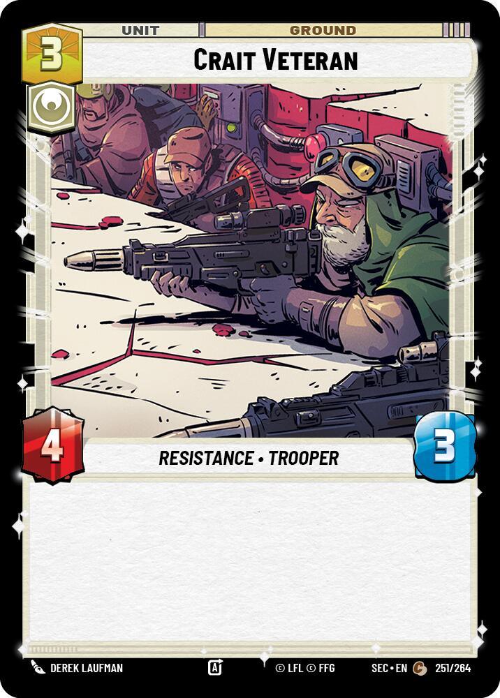 Crait Veteran (251/264) (251/264) [Secrets of Power] (ONLINE ORDER ONLY)