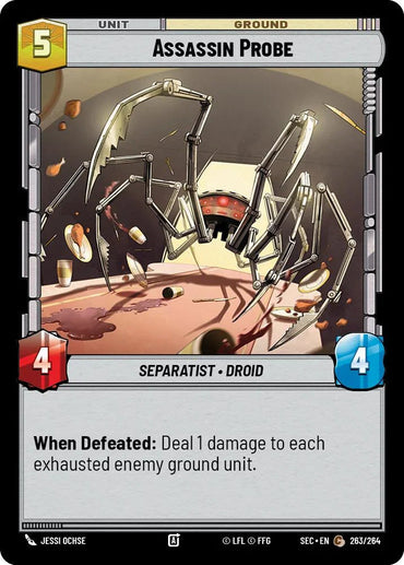 Assassin Probe (263/264) (263/264) [Secrets of Power] (ONLINE ORDER ONLY)
