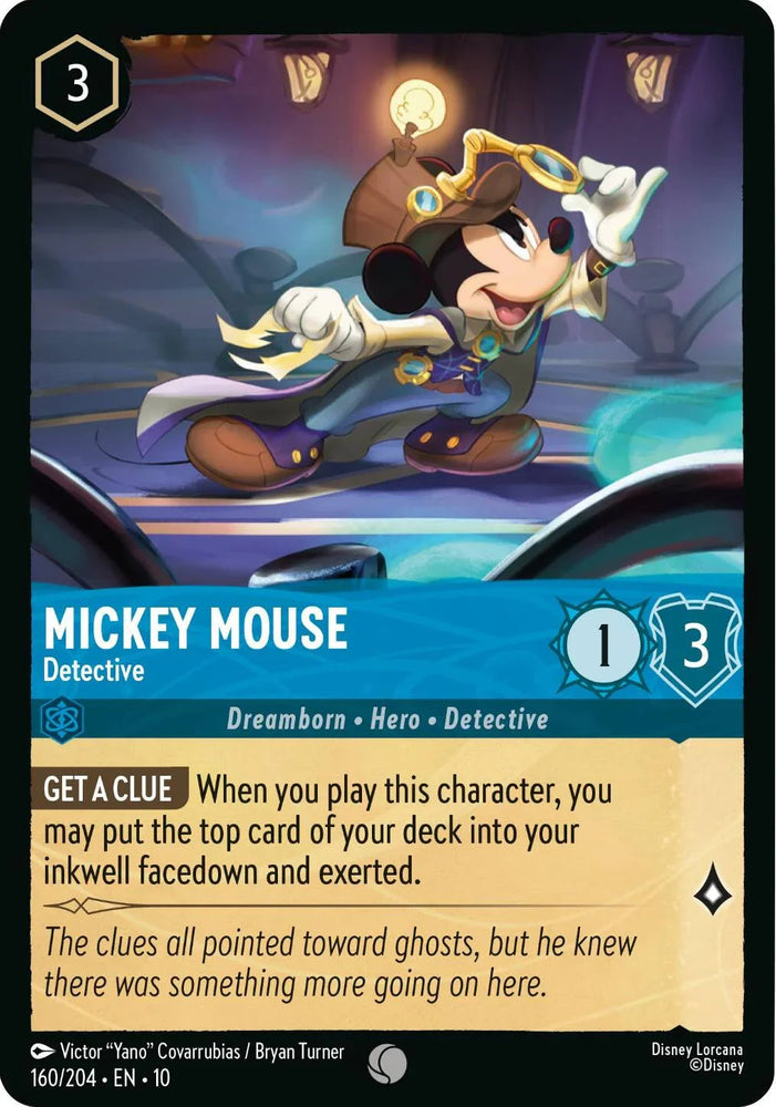 Mickey Mouse - Detective (160/204) [Whispers in the Well] (ONLINE ORDER ONLY)