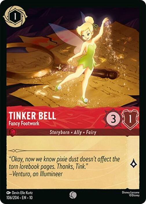 Tinker Bell - Fancy Footwork (106/204) [Whispers in the Well] (ONLINE ORDER ONLY)