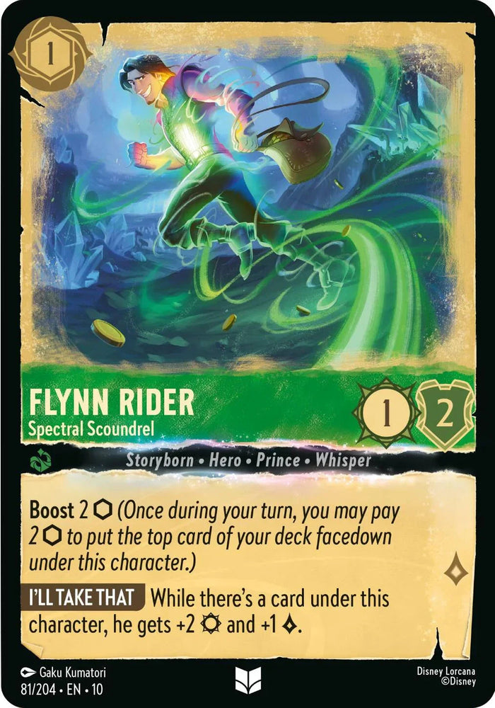 Flynn Rider - Spectral Scoundrel (81/204) [Whispers in the Well] (ONLINE ORDER ONLY)