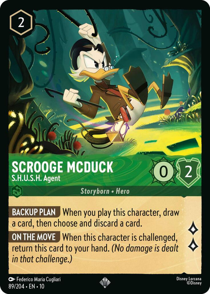 Scrooge McDuck - S.H.U.S.H. Agent (89/204) [Whispers in the Well] (ONLINE ORDER ONLY)