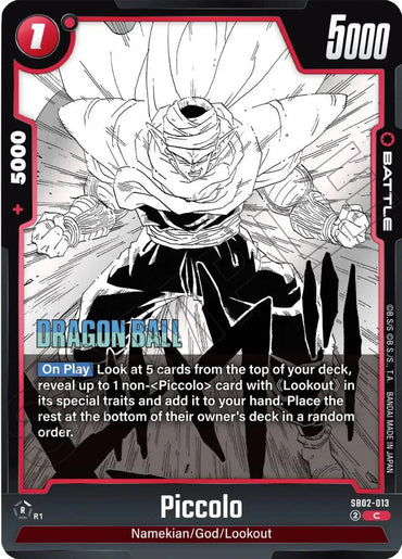 Piccolo (SB02-013) [Manga Booster 02] (ONLINE ORDER ONLY)