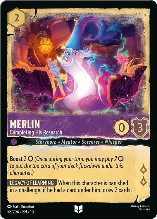 Merlin - Completing His Research (58/204) [Whispers in the Well] (ONLINE ORDER ONLY)