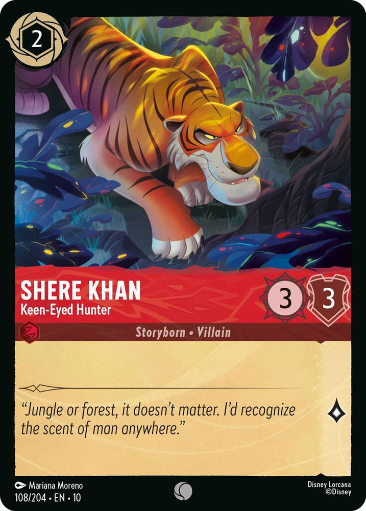 Shere Khan - Keen-Eyed Hunter (108/204) [Whispers in the Well] (ONLINE ORDER ONLY)