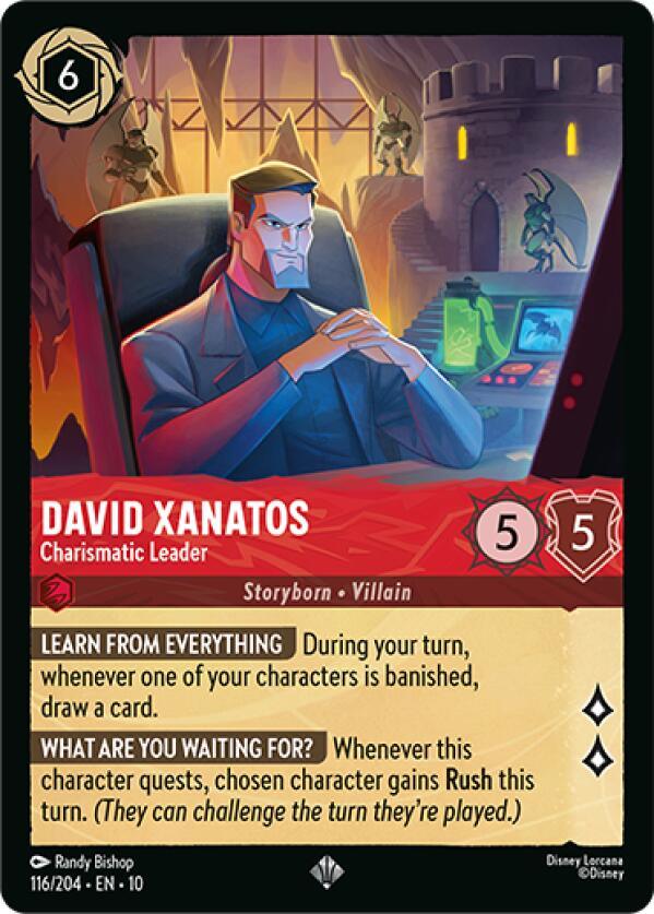 David Xanatos - Charismatic Leader (116/204) [Whispers in the Well] (ONLINE ORDER ONLY)