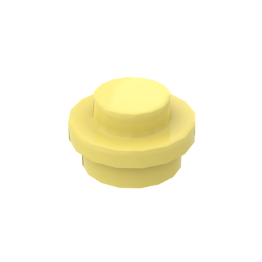 Cool Yellow 4073 1x1 Round Plate Brick – Choose Quantity – LEGO® Compatible Bulk Lot (ONLINE ORDER ONLY)