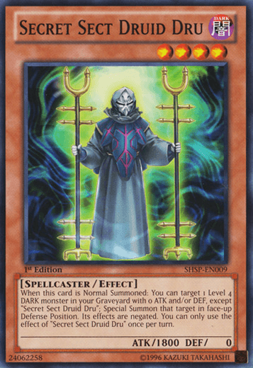 Secret Sect Druid Dru [SHSP-EN009] Common (ONLINE ORDER ONLY)
