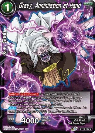 Demon God Gravy, Annihilation at Hand (BT16-120) [Realm of the Gods] (ONLINE ORDER ONLY)
