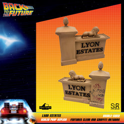Back to the Future - Lyon Estates Gate Scaled Prop Replica