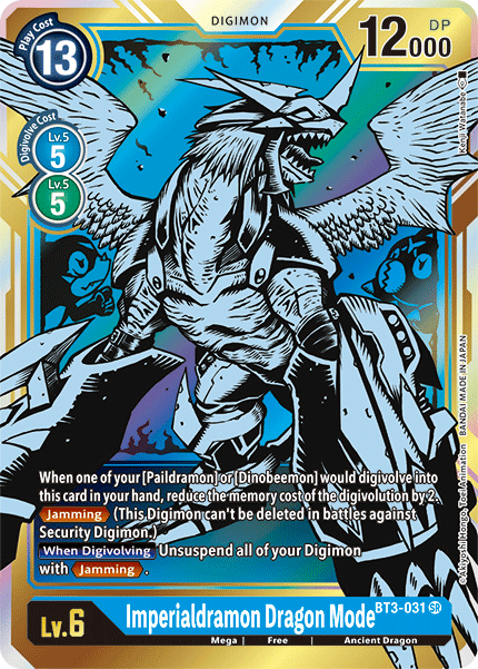Imperialdramon Dragon Mode [BT3-031] (Alternate Art) [Release Special Booster Ver.1.5] (ONLINE ORDER ONLY)
