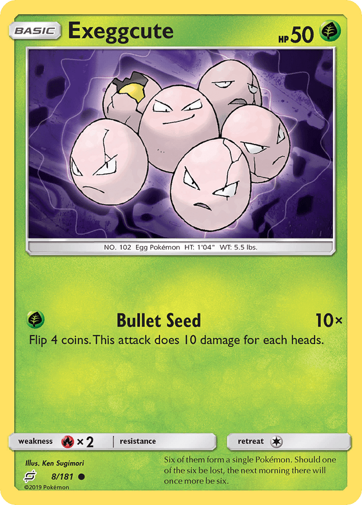 Exeggcute (8/181) [Sun & Moon: Team Up] (Online Only)